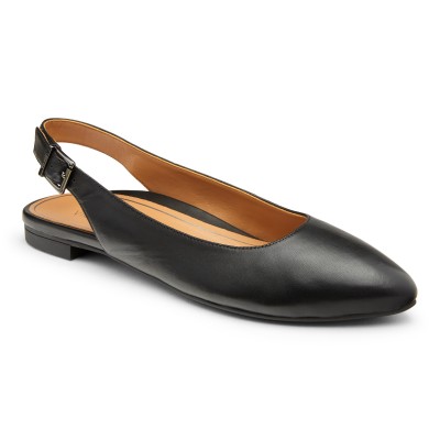 vionic black ballet flats