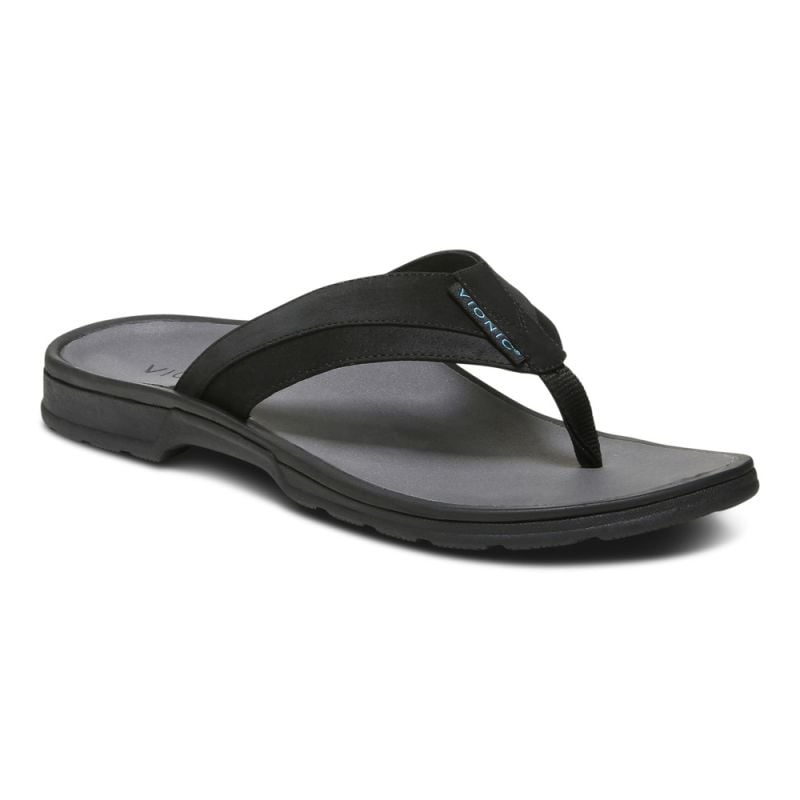 Vionic bella toe hot sale post sandal black