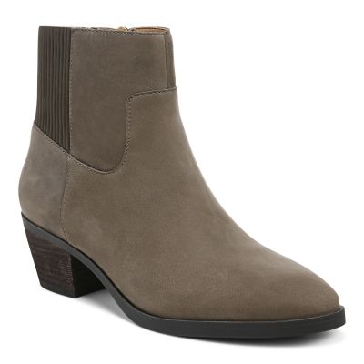 Low heel vionic booties best sale