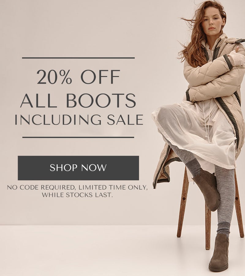 20% OFF BOOTS INCLUDING SALE