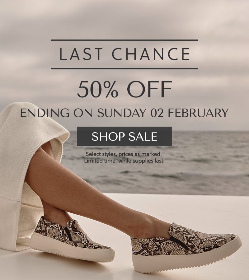 LAST CHANCE - 50% Off Select Styles